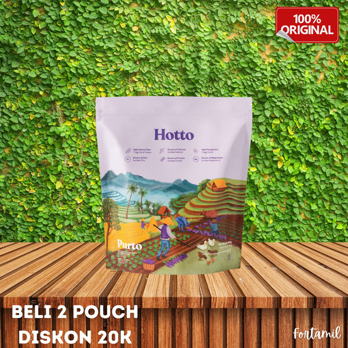 

Hotto Purto Pouch Sereal 16 Sachet Multigrain Sereal