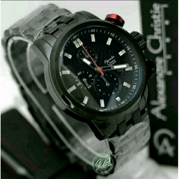 JAM TANGAN PRIA EXCLUSIVE ELEGANT ALEXANDRE CHRISTIE ORIGINAL ANTI AIR