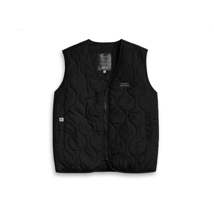 Calaca - Vearst Affaires Vest Puffer Quilted Crobar Black