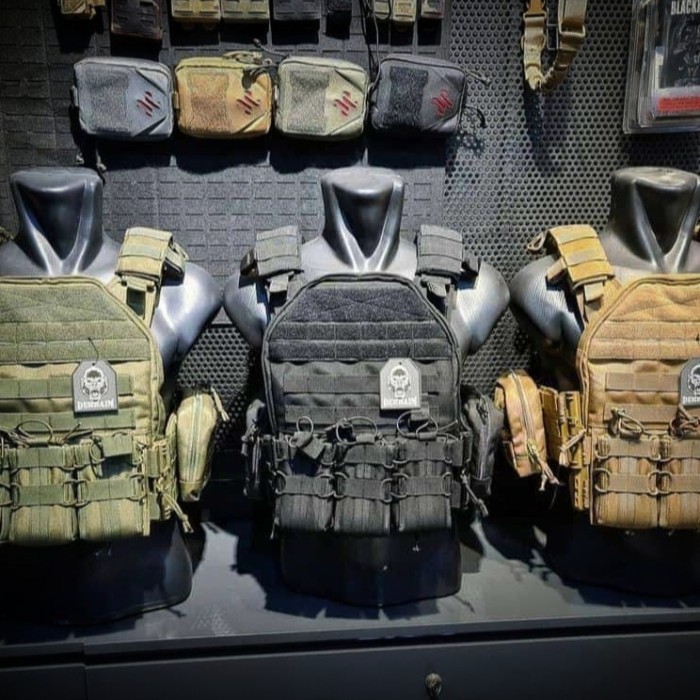 Calaca - Rompi Anti Peluru Original Black Vest Tni Brimob Polri Mamba Durhaim