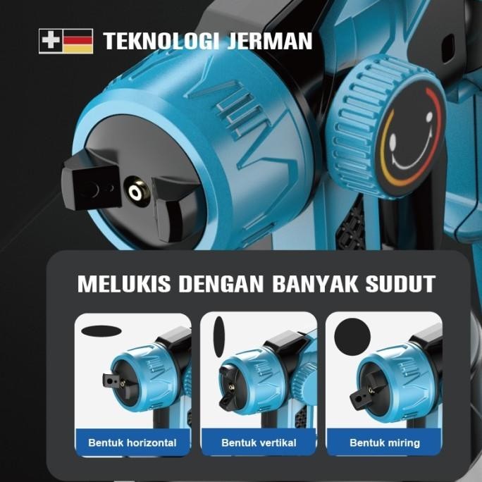 Ironhoof Cat Semprot Listrik Electric Spray Gun 850W Mesin Spray Gun