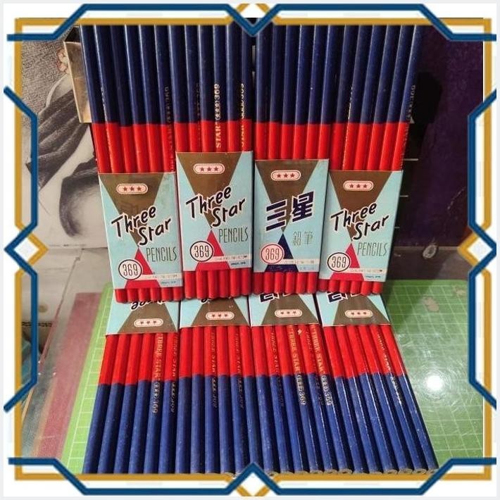

[R28] Pensil Tukang Merah Biru 12Pcs