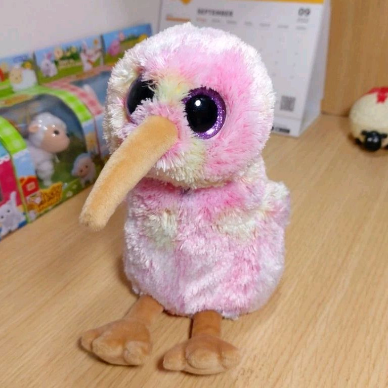 TY Beanie Boos Kiwi Rainbow Pelangi Mabel - Regular - Boneka Anak Super Rare