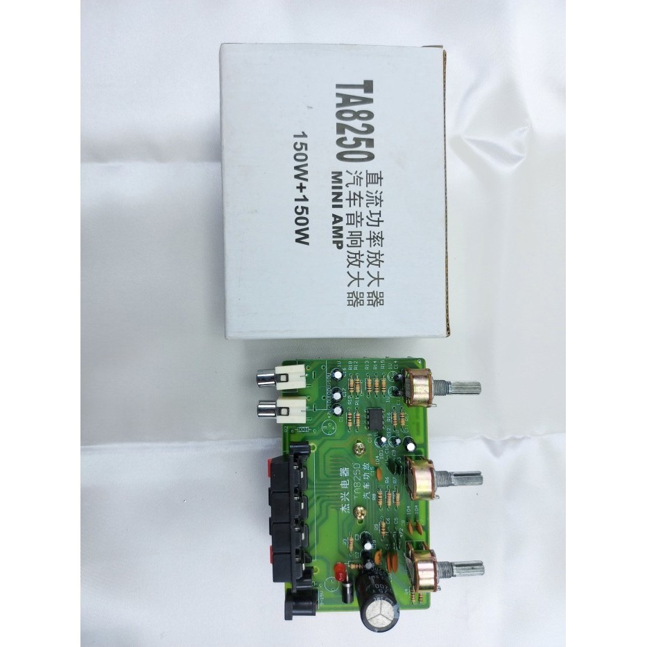 Kit Subwoofer Amply Equalizer Power Audio Speaker Aktif Ta8250