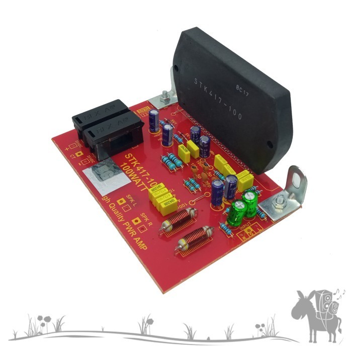 Kit Stk 417 - 100 100W - Heatsink Sanyo Amplifier Stk Tanpa Heatsink