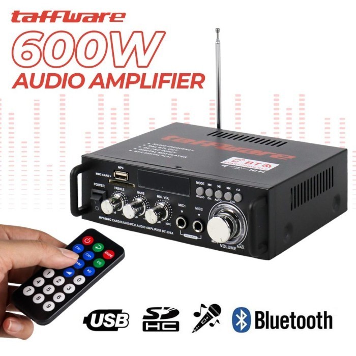 Amplifier Bt-298A Bluetooth Eq Audio Amplifier Karaoke Home Theater Fm