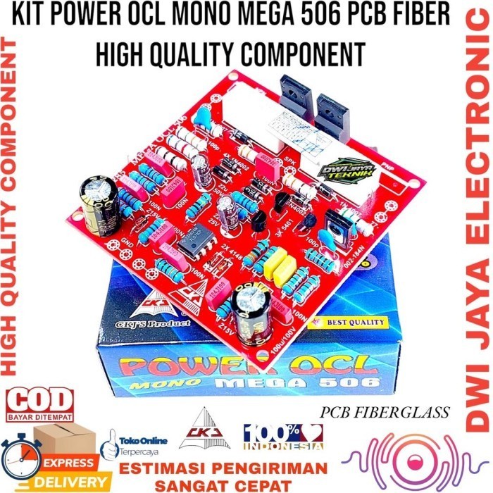 Kit Driver Socl 506 Mega Ocl 506 Fiber Metal Film By Ckj