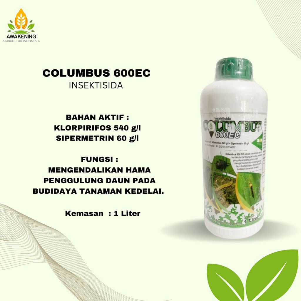 COLUMBUS 600EC 1L INSEKTISIDA