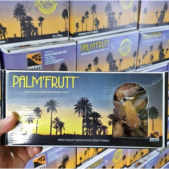

TERMURAH Kurma PalmFruit 500gr ORIGINAL Palm Fruit Tunisia Tangkai
