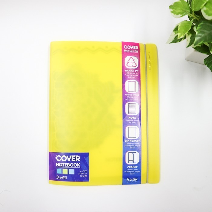 

Bantex Notebook A5 24 Sheets With String Lemon #8032 26 JUAL
