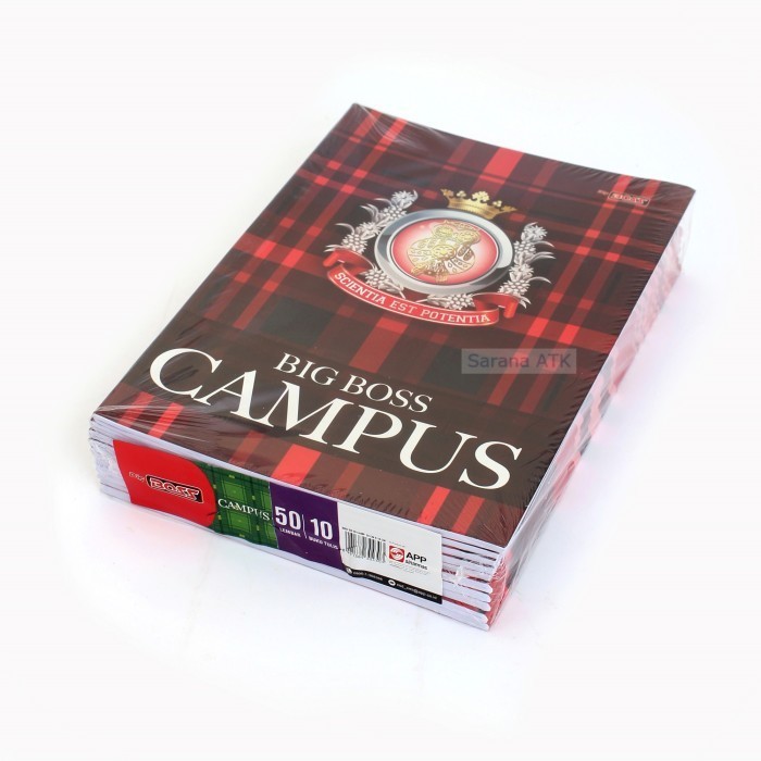 

BUKU TULIS CAMPUS 50 / 50 SHEETS - [ 1 PACK ] MURAH