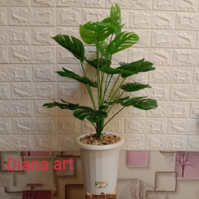 Monstera Latex#Monstera 18 Daun#Mronstera Plastik#Daun Keladi