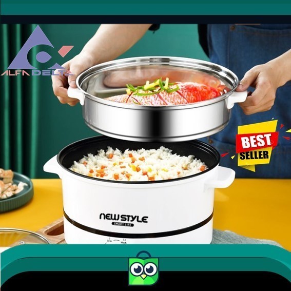 Dheao Panci Listrik Y09 Multifungsi Hotpot Pan Anti-Lengket Panci Elektrik -