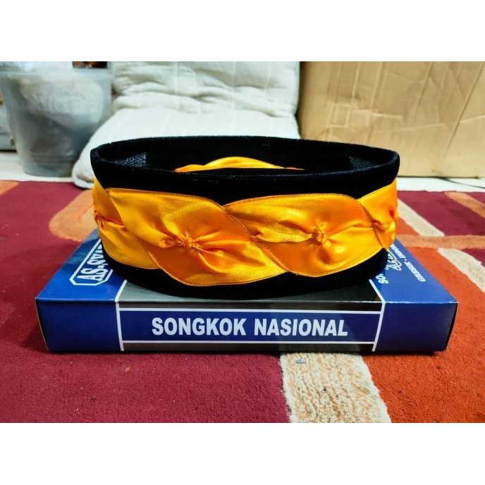 Songkok Peci Kembang Kol I Peci adat Betawi I Songkok Jawara