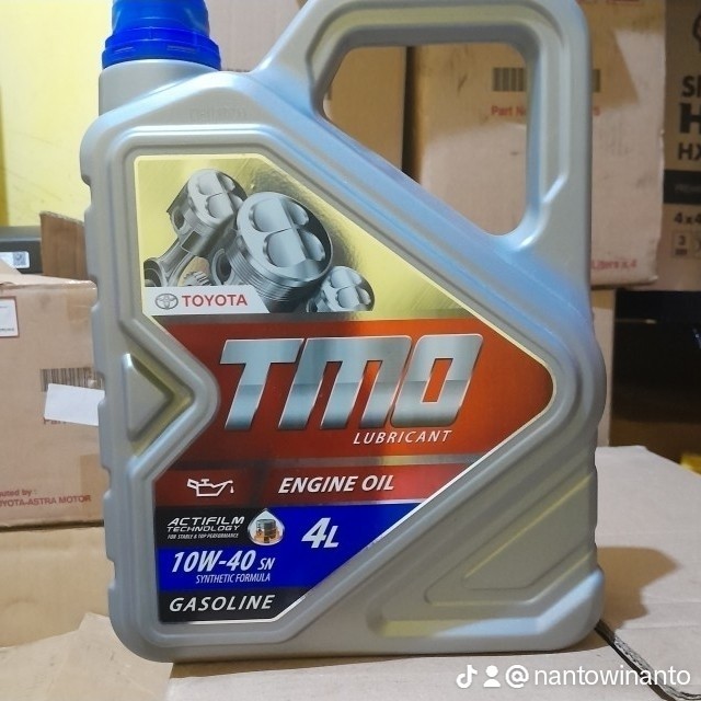 Oli Tmo 10W 40 4 Liter Original Oli 10W 40 ( 1 Dus )