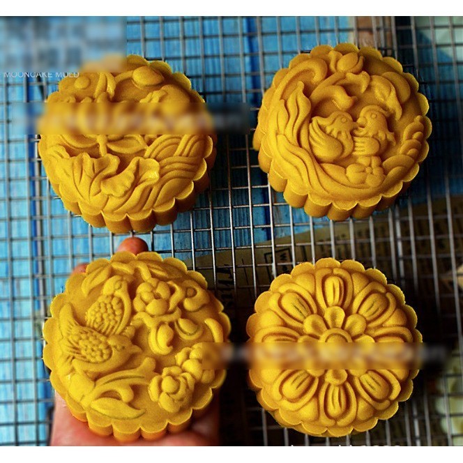 

LL686 Cetakan Kue Bulan 125gr Nastar Moon Cake Mould Mooncake Plunger M40 OBRAL