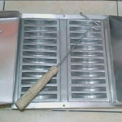 

TF239 1set cetakan kue pancong balap kue Rangi bandros isi 24 lubang SALE