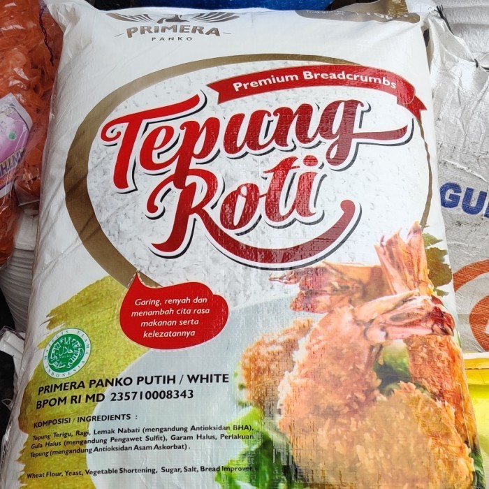 

BM802 Tepung Roti Panir Premium Primera Panko White 10kg Karung GRAB OBRAL