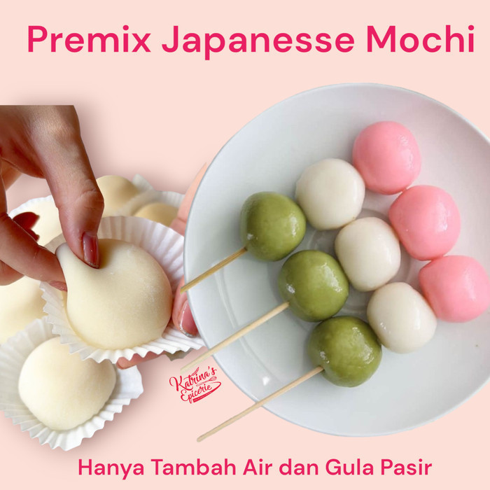 

LE803 Premix Japanesse Mochi 1 Kg tepung Instant siap Pakai CUCI GUDANG