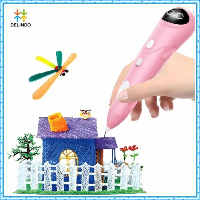 

Mainan Diy 3D Pen Wireless Printing Drawing Pulpen 3 Dimensi Anak -Anza Wahda