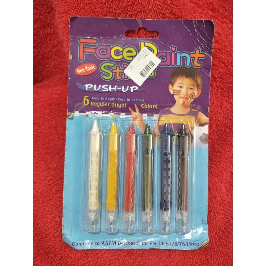 

Face Paint Stick - Crayon Lukis Wajah (6Pcs) -Anza Wahda