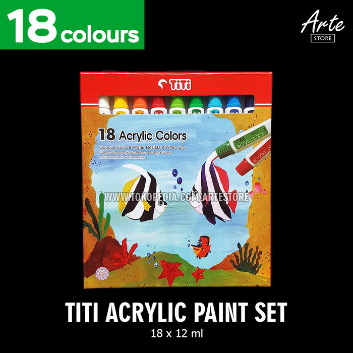 

Cat Acrylic Titi Set (18 - 24 Warna) -Anza Wahda