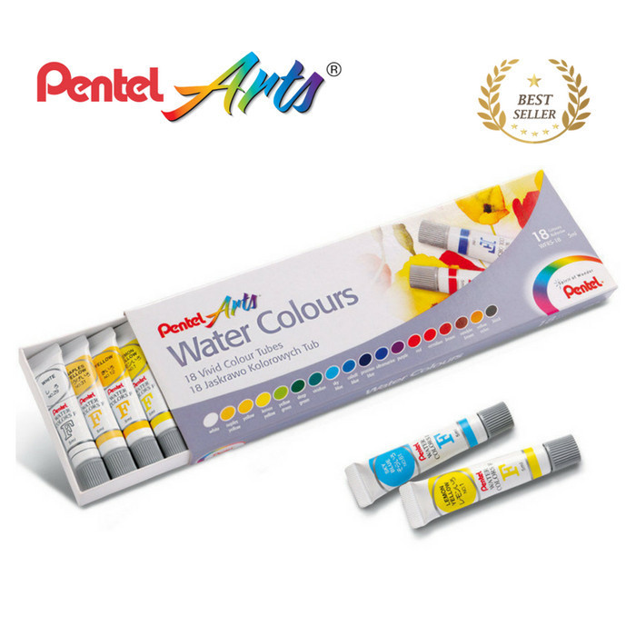 

Pentel Watercolour 18 Warna Cat Air Pentel 18 -Anza Wahda