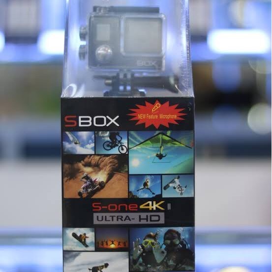 Action Camera Sbox 4K 21 Megapixel Microphone - Sbox S One 4K