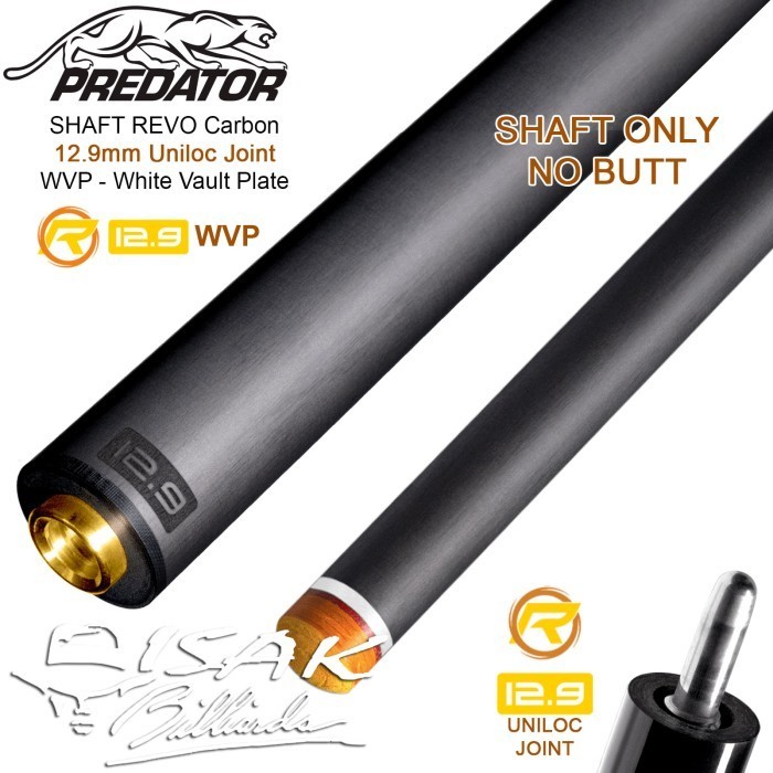 Predator Revo 12.9 mm Uniloc Shaft - Carbon Billiard Stick Biliar Stik