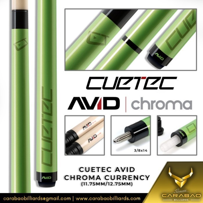 Cuetec AVID Chroma Currency 12.75mm