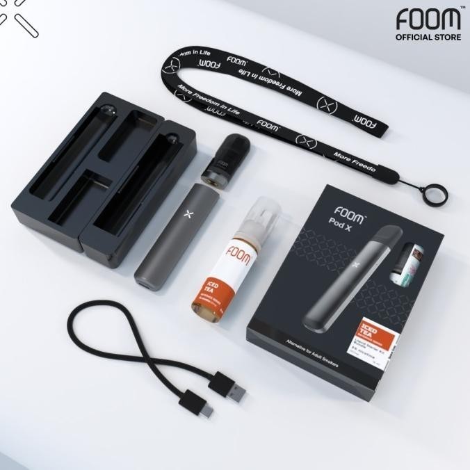 Pod X Bundling Liquid Foom (Space Gray Iced Tea 15Ml)