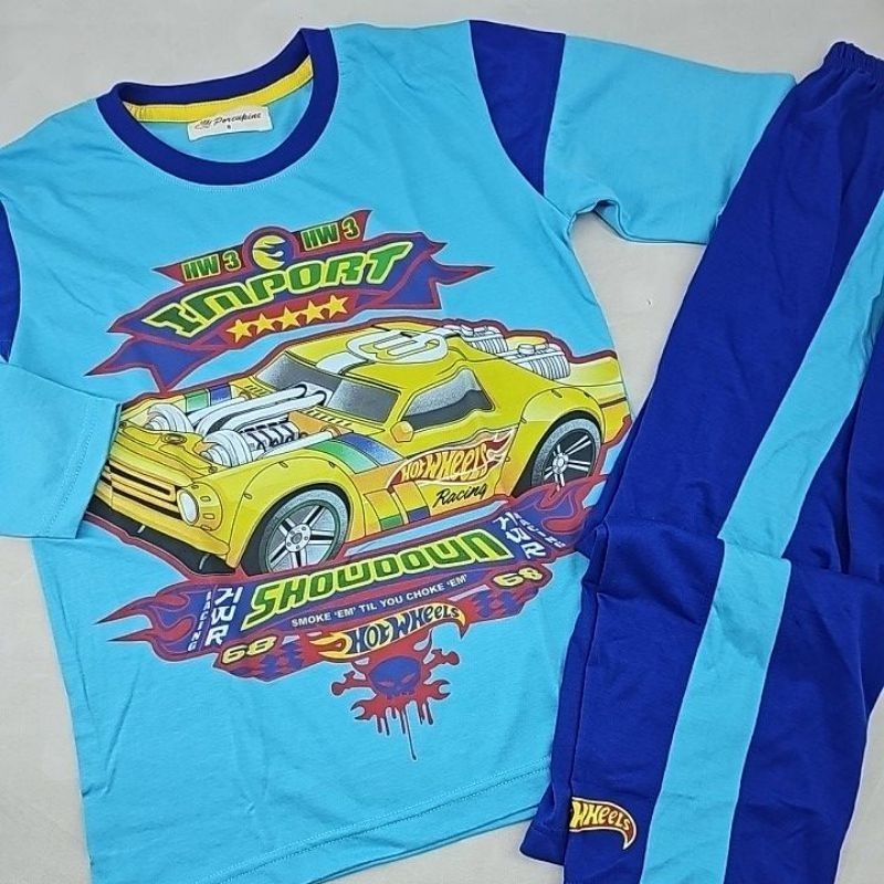 Porcupine Baju Tidur Piyama anak size 8 stelan panjang / Piyama Minecraft Roblox