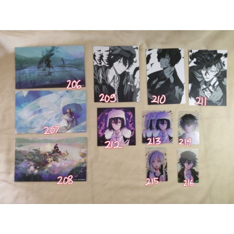 [READY STOCK] FANMERCH UNOFFICIAL CN BSD LIGHT AND NIGHT TOKREV ORV CLEARANCE SALE LUMI ARTPRINT A6 