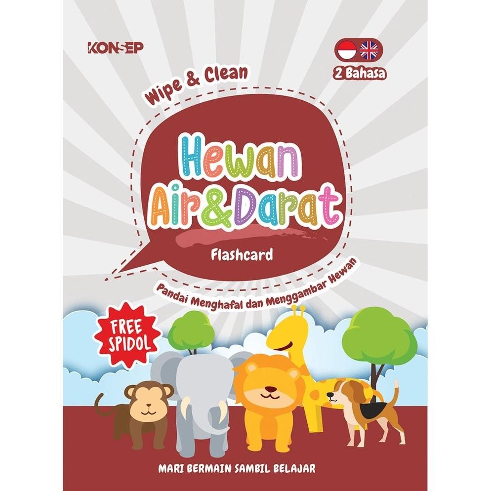 

Extra (Free Spidol) Flash Card - Hewan Edukasi Anak Kartu Wipe & Clean Ditulis Dihapus Kartu Pintar Stock Terbatas