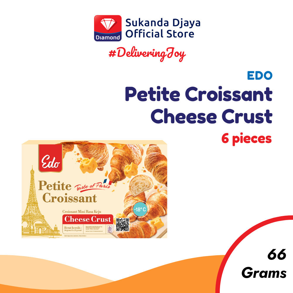 

Edo Petite Croissant Cheese Crust Butterlicious 66gr