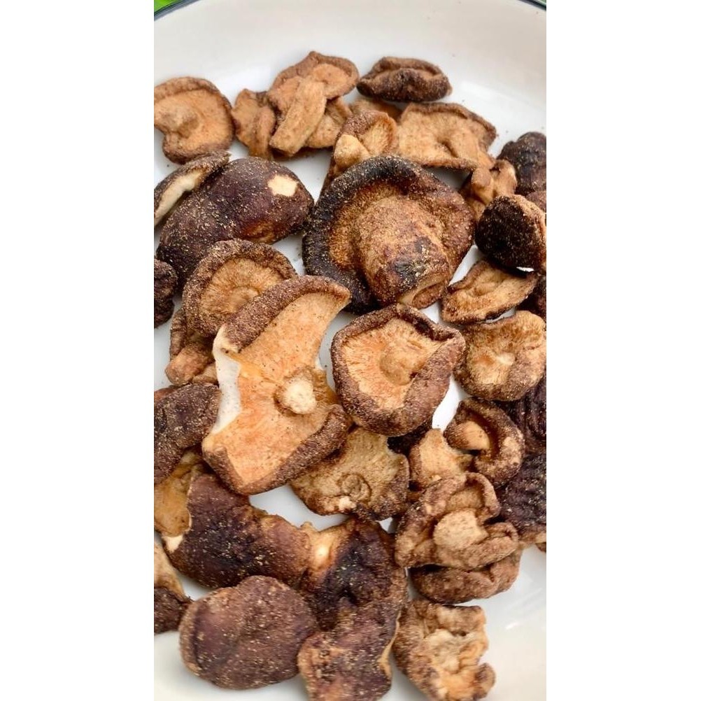 

READY STOCK MUSHROOM CHIPS-FREEZE DRIED MUSHROOM-KERIPIK JAMUR-PORTOBELLO CHIPS !!!!!