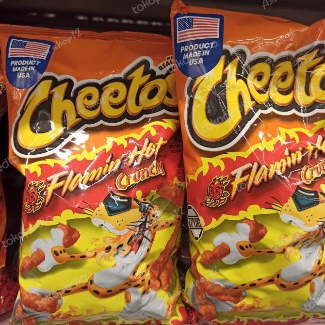 

TERBARU CHEETOS FLAMING HOT CRUNCHY USA !!!!!