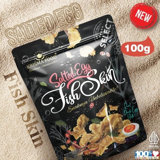 

READY STOCK SALTED EGG FISH SKIN 100GR !!!!!