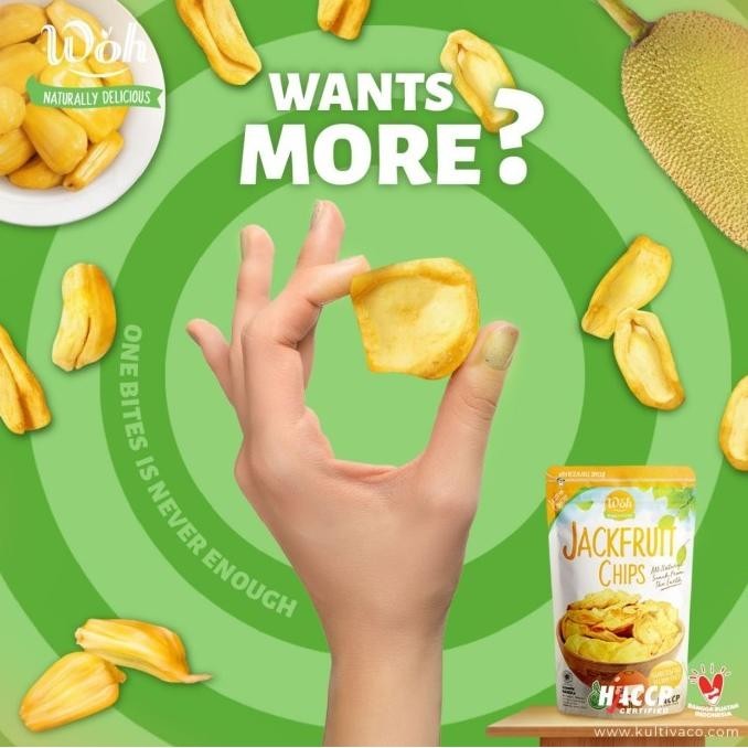 

READY STOCK KERIPIK BUAH NANGKA JACKFRUIT WOH CHIPS 100GR !!!!!