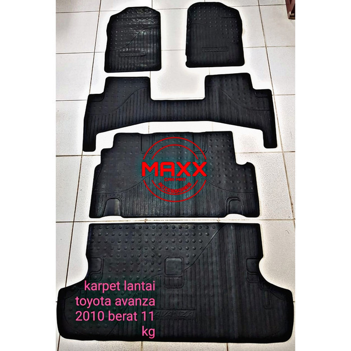 New Karpet Mobil-Karpet Karet Toyota Avanza 2010-2011 Full Set High Quality