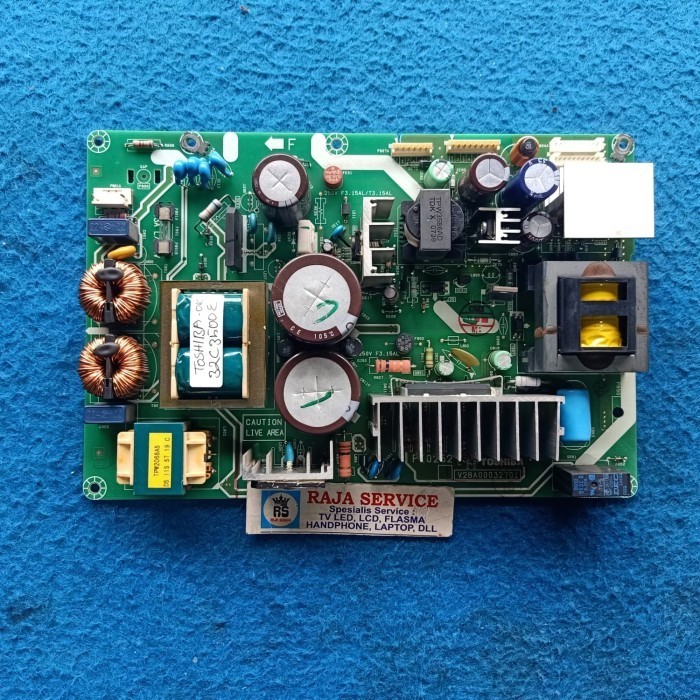 PSU TV LCD TOSHIBA 32C3500E POWER SUPPLY REGULATOR MESIN MODUL BOARD