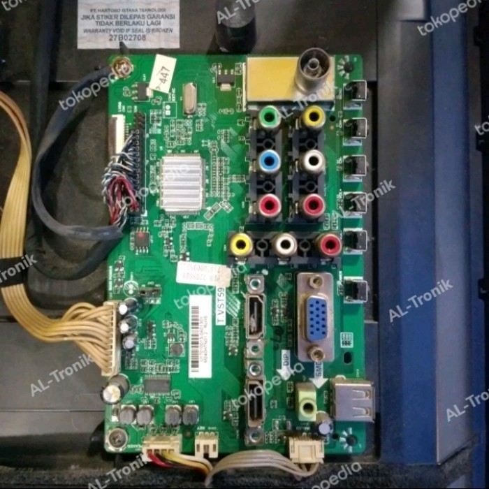 MAINBOARD TV LED POLYTRON 22 INCH PLD 22D900 MODUL MOBO MB PLD22D900
