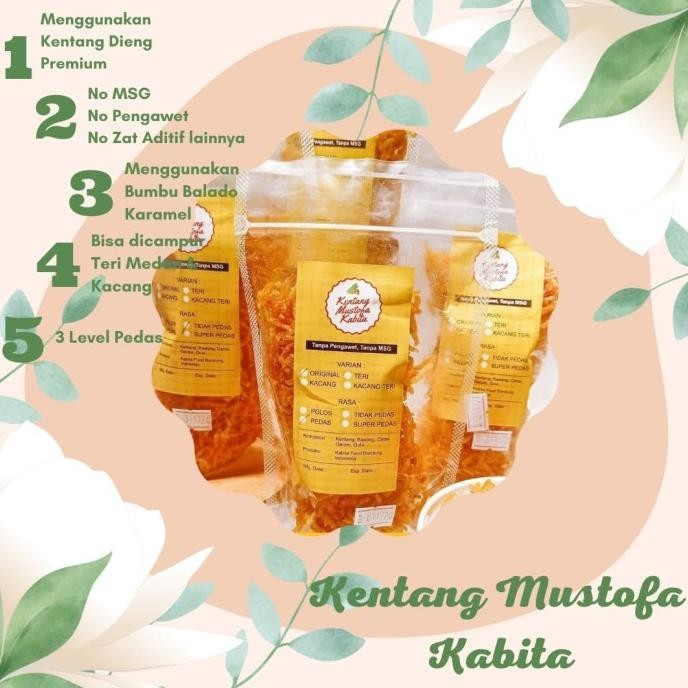 

READY STOCK KENTANG MUSTOFA KABITA ORIGINAL 1000 GRAM DAUN JERUK KERIPIK NO MSG !!!!!