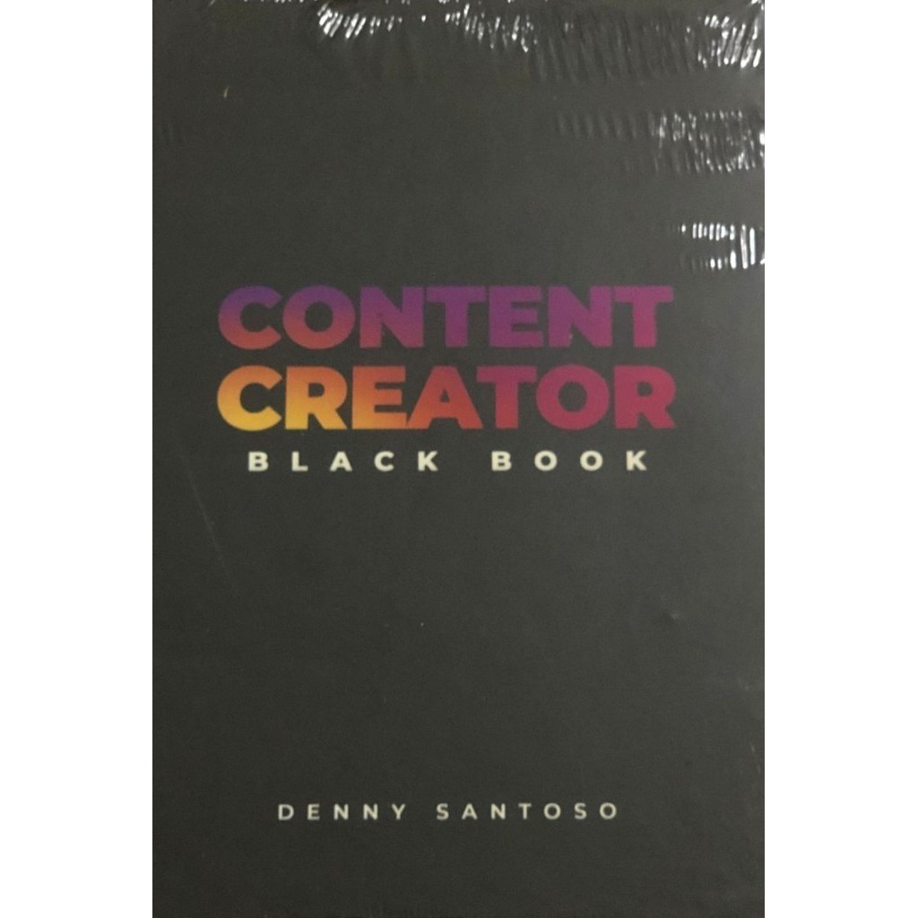 Baru Bisnis Content Creator Black ok HC - Denny Santoso