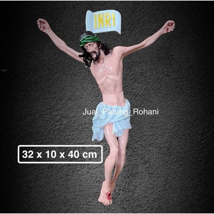 Aba Corpus Yesus Salib Dinding 80 Cm