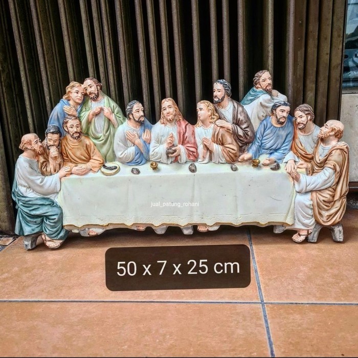 Aba Hiasan Dinding Perjamuan Terakhir 50 Cm