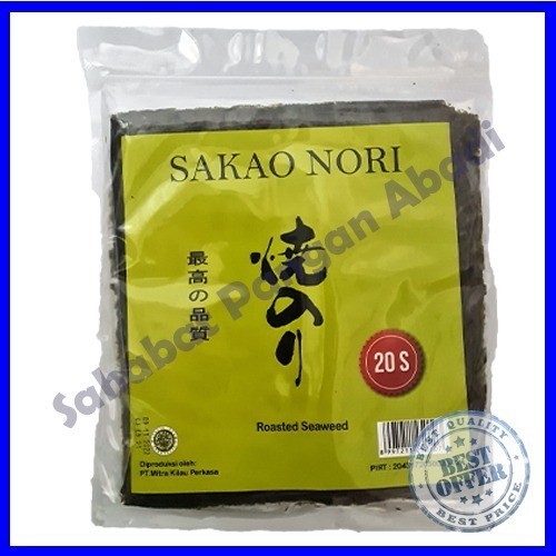 

Tokin Sakao N Roasted Seaweed Rumput Laut 20 Sheet