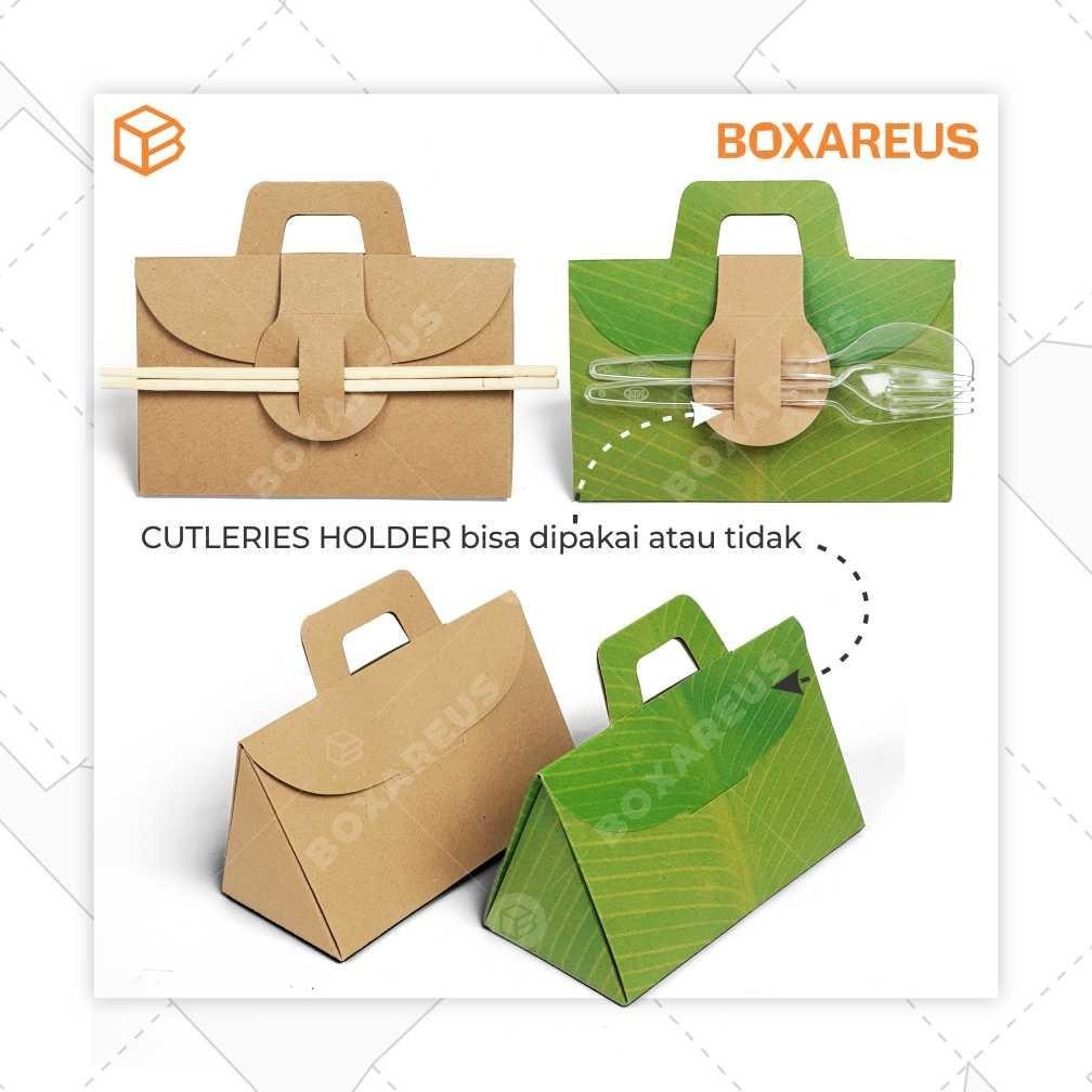 Bungkus Nasi Rice Pack Lunch Box Kemasan Kertas Makanan | FP 189