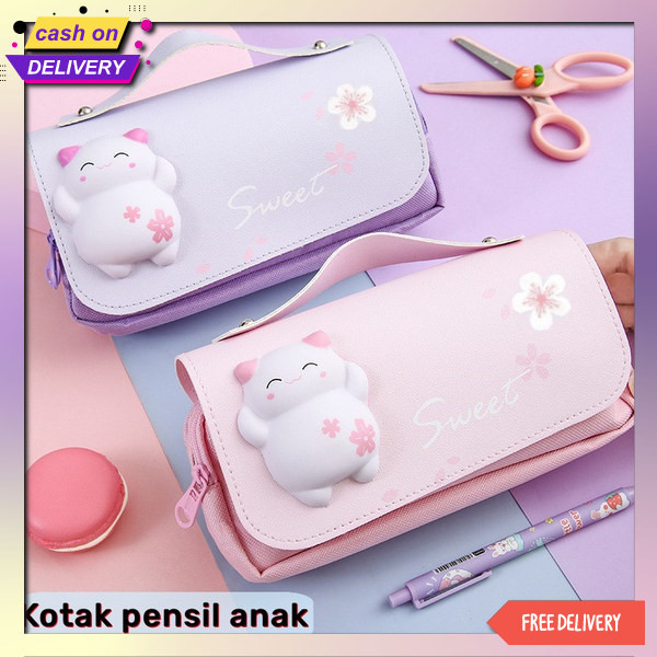 

Bahan Premium Kotakk Pouch Korean Style Dosgrip Tk Sd Smp Remaja Model Terbaru 2024 Kotak Pensil Sekolah Dusgrib Aesthetic Tempat Pengsil Anak Tempat Alat Tulis Desgrip Kotak Pencil Kapasitas Besar Dus Grib Murah Multifu Tempat Pensil Squishy Cute Tas