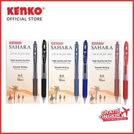 

Tarbaru Gel Pen Kenko 0.5 Sahara Warna/Bolpen Kokoro Gel/Pcs Jaminan Mutu